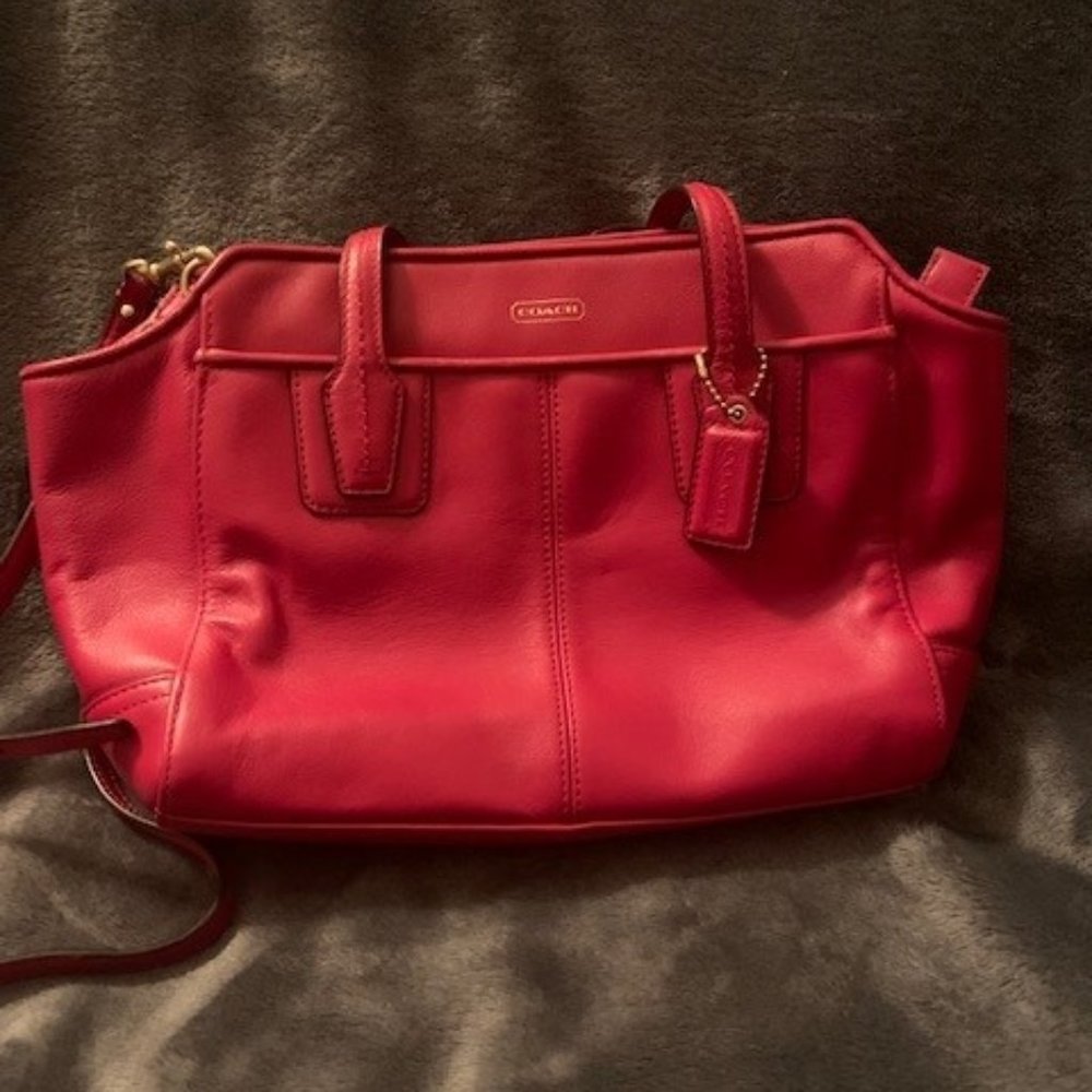 COACH PURSE RED